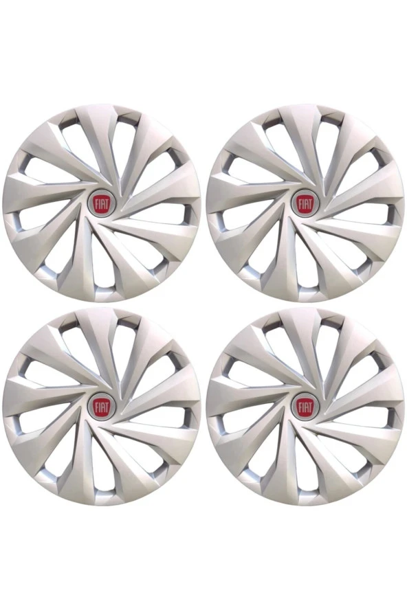 Kırılmaz Fiat Linea 15'' Inç Uyumlu Jant Kapağı 4 Adet 1 Takım 2002 5810fiat - 2