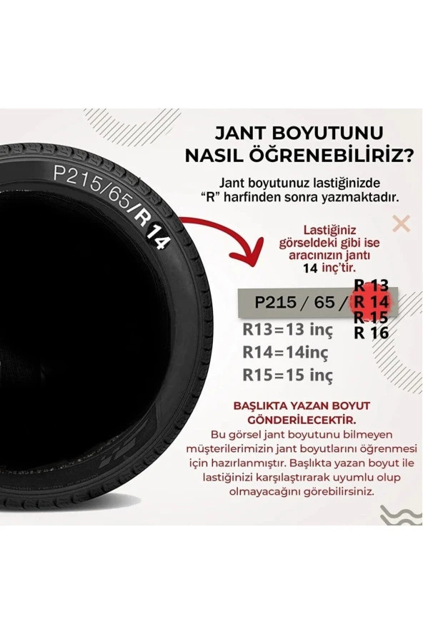 Ford Maverick Uyumlu 15" Inç Kırılmaz Jant Kapağı 4 Adet 5911ford - Resim 2