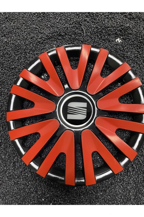 Seat 15 Inc Kırmızı Renkli Jant Kapağı Kırılmaz 5911K9seat ürün görseli 1