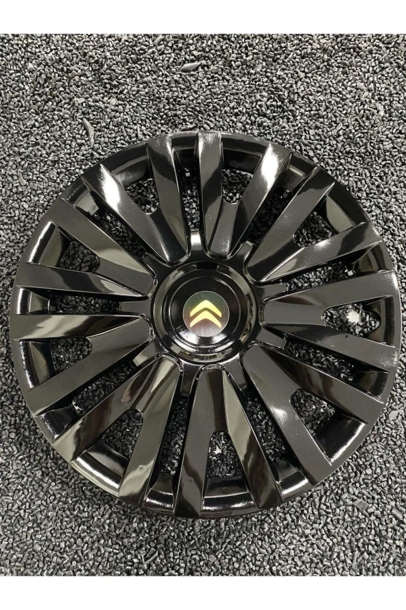 Citroen C-elysee 15" Inç Kırılmaz Jant Kapağı Siyah 4 Adet 5911syhcitroen