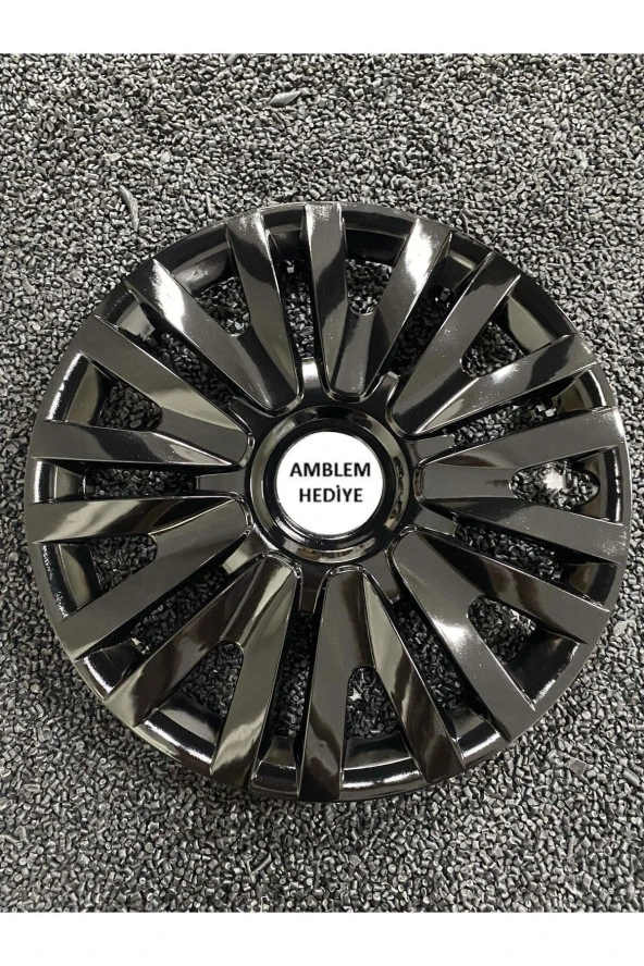 Renault Megane 15" Inç KIRILMAZ JANT KAPAĞI SİYAH 4 adet 5911syhrenault