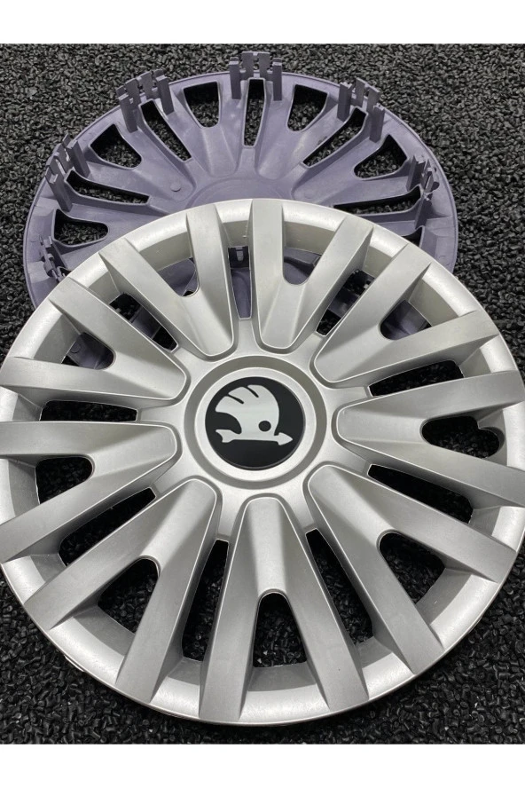 Skoda 15" Inç Inç Uyumlu Kırılmaz Jant Kapağı 4 Adet 5911syhskoda