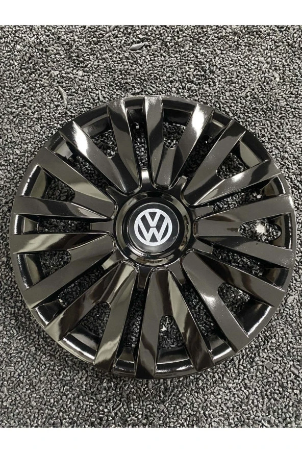 Volkswagen Arteon 15" Inç Kırılmaz Jant Kapağı Siyah 4 Adet 5911syhww