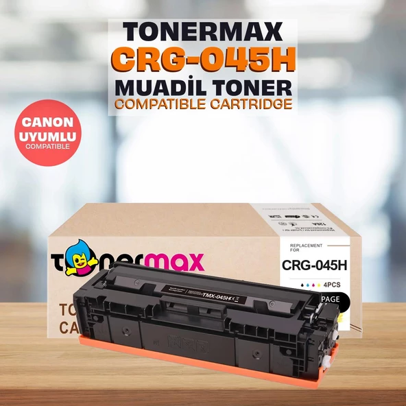 Canon İ-Sensys MF-635cx Muadil Toner Set Yüksek Kapasiteli / CRG-045H - Resim 6