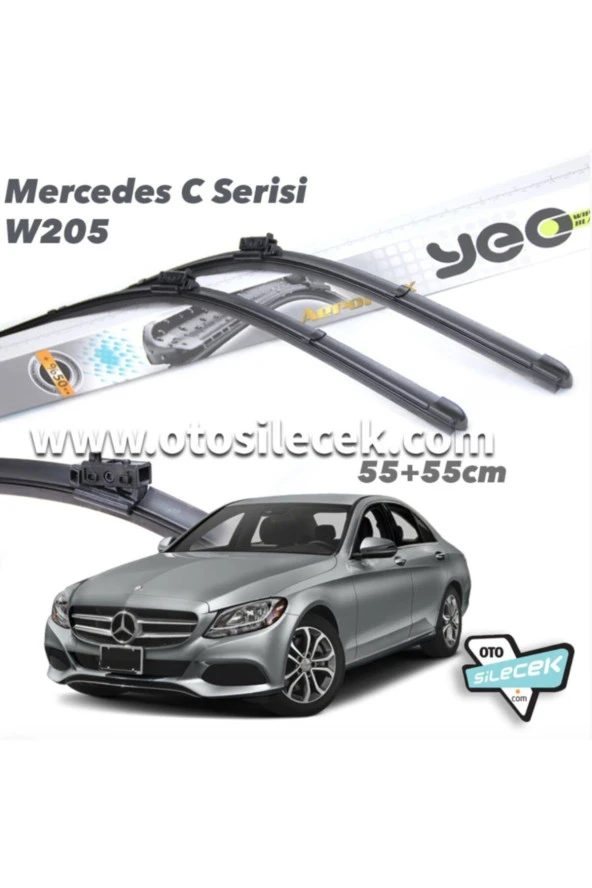 Mercedes C Serisi W205 Aeroflex Ön Silecek Takımı 2014-... ürün görseli 1