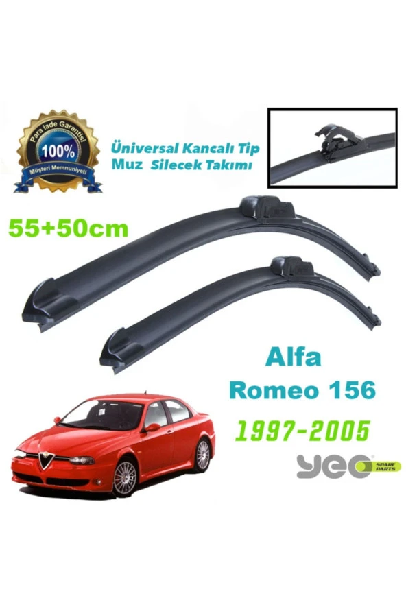 Alfa Romeo 156 Universal Muz Silecek Takımı 1997-2005