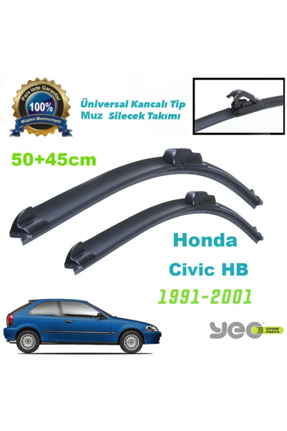Honda Civic Hb Aeroflex Muz Silecek Takımı 1991-2001