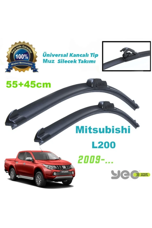 Mitsubishi L200 Aeroflex Muz Silecek Takımı