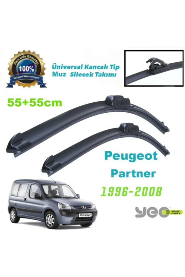 Peugeot Partner Aeroflex Muz Silecek Takımı