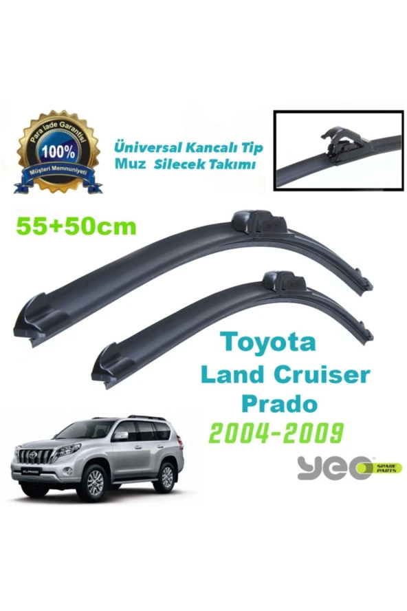 Toyota Land Cruiser Prado (2004-2009) Muz Silecek Takımı Aeroflex ürün görseli 1