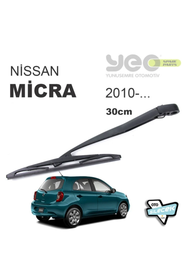 Nissan Micra Arka Silecek Kolu Set 2010-...