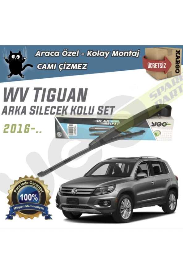 Vw Tiguan Arka Silecek Kolu Set 2016-..