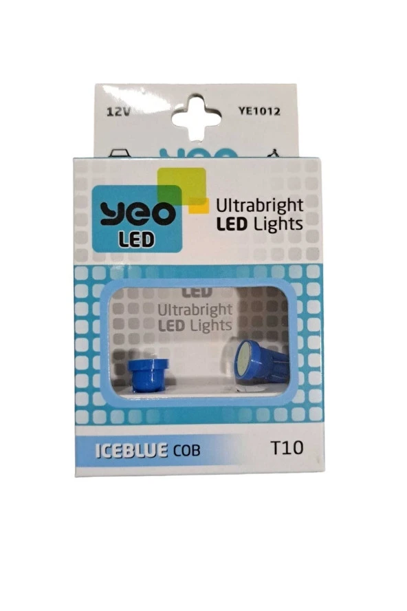 T10 Dipsiz Led Cob Buz Mavisi