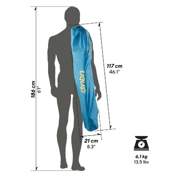 Uquip Sidney Yüksek Konforlu & Takviyeli Katlanır Kamp Sandalyesi - Resim 4