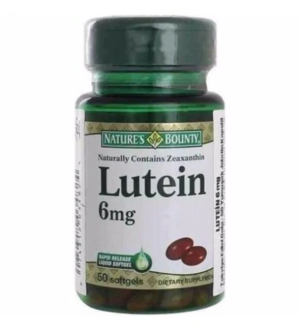 Natures Bounty Lutein 6 mg 50 Softjel