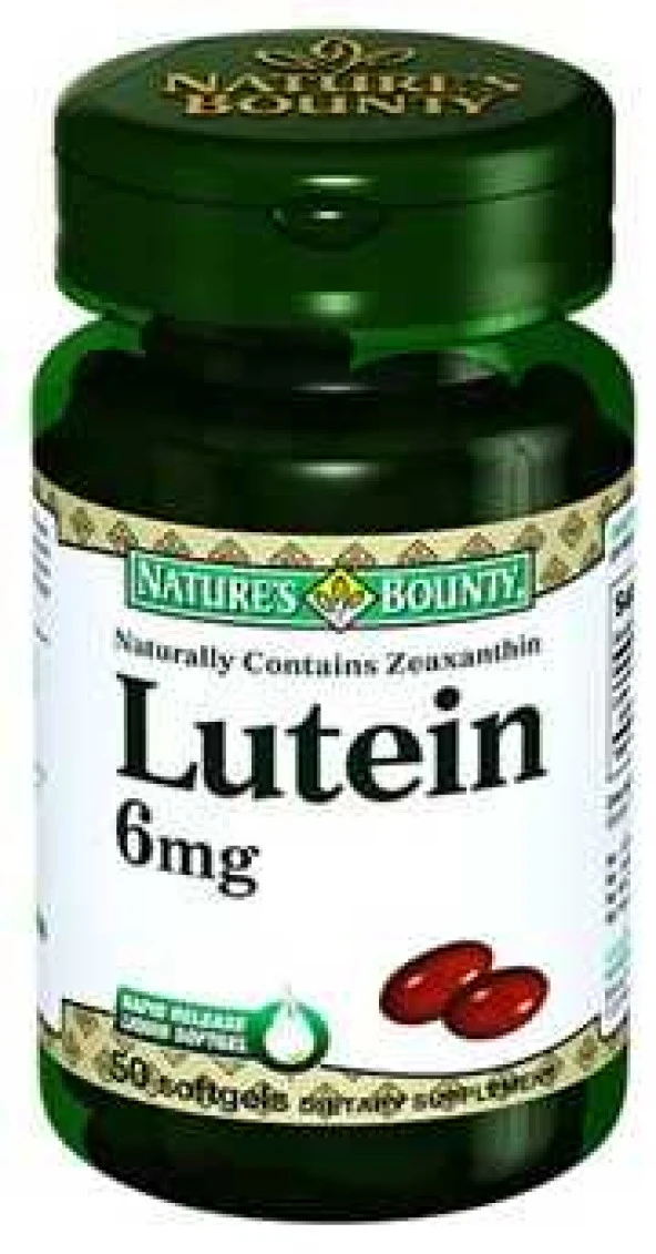Natures Bounty Lutein 6 mg 50 Softjel - Resim 2
