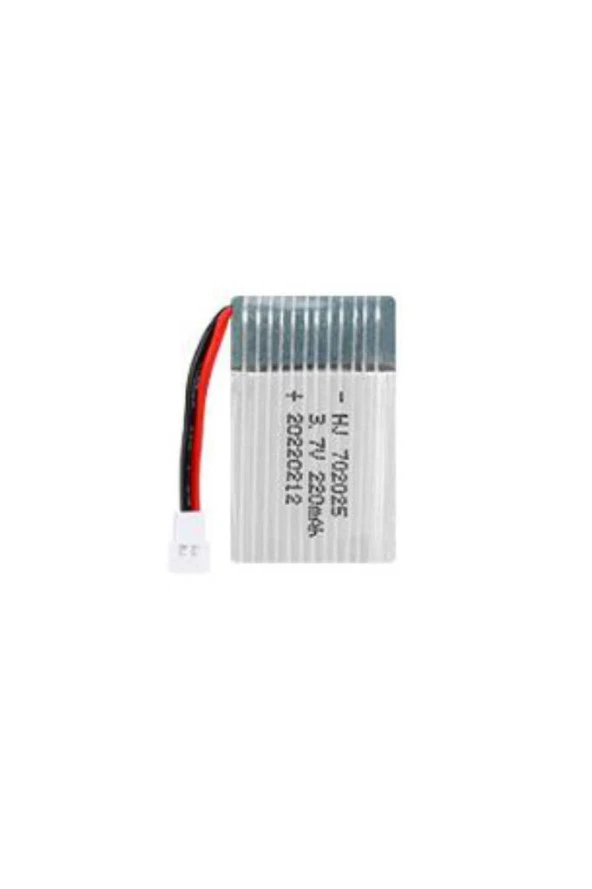 Lipo Pil 3.7V 220mAh 20C Dron ve RC Model Bataryası HX2.54 Soket