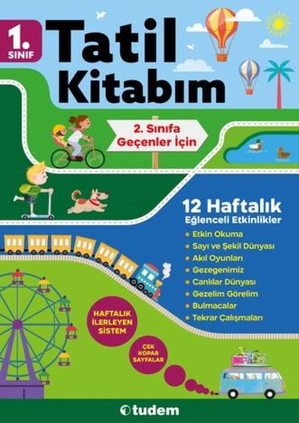 1.Sınıf Tatil Kitabım Tudem Yayınları