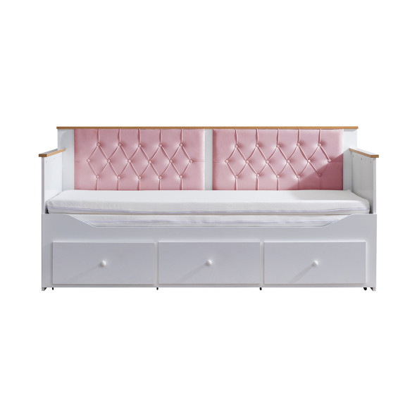 Setay Alaçatı Divan Karyola Çekmeceli Açılır Çift Kişilik + Soft Yatak 80x200 - 4