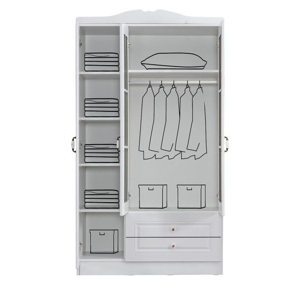 Setay Dolap, West 3 Kapılı Gardırop - 4