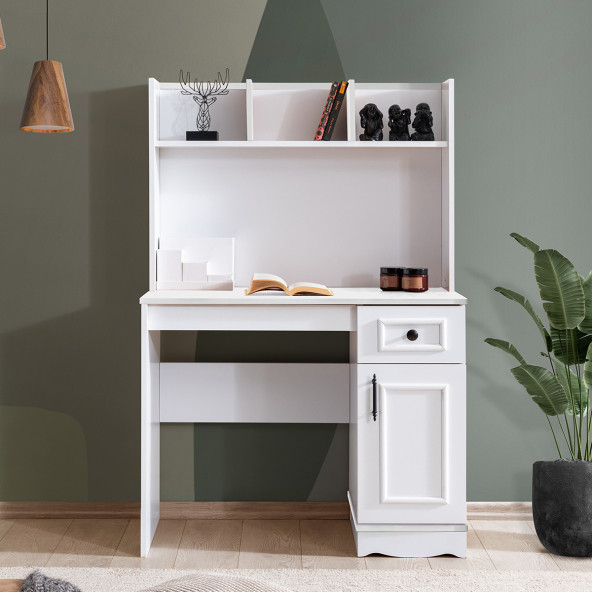 Setay Felix Üniteli Çalışma Masası Beyaz - 2