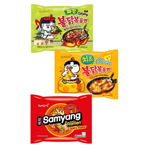 SAMYANG Buldak Spicy Noodle 3lü set - 1
