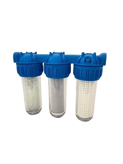 3/4 10" 3 ' LÜ SU FİLTRESİ AKTİVE KARBON SİLİPHOSLU ( KİREÇ ÖNLEYİCİ ) YIKANABİLİR KARTUŞLU - 3