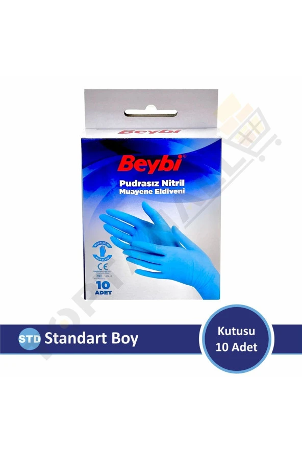 BEYBİ PUDRASIZ NİTRİL ELDİVEN 10 LU - 2