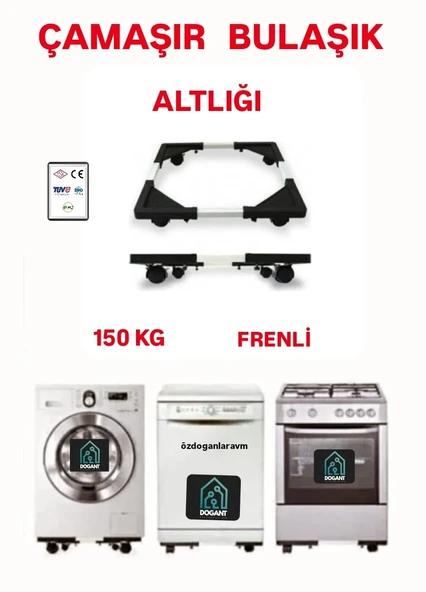 Dogant  Çamaşır Kurutmalık Nem Rutubet Küflenme Karşı Tekerlekli Altlık