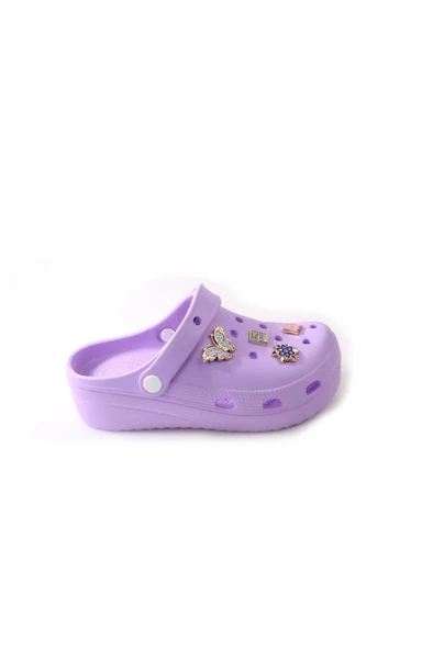 Papuçcity Apella E-800 Orto pedik Yüksek Taban Hastane Plaj Kadın Taşlı Eva Terlik - 4