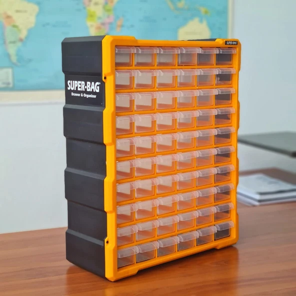 Asrın Asr-6000 60lı Büyük Monoblok Çekmece (38,1x15,7x47,5 cm)