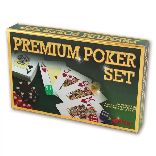 Premium Poker Seti Özel Üretim Elit Seri Kaliteli 100 Çipli - 4