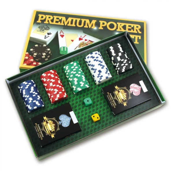 Premium Poker Seti Özel Üretim Elit Seri Kaliteli 100 Çipli