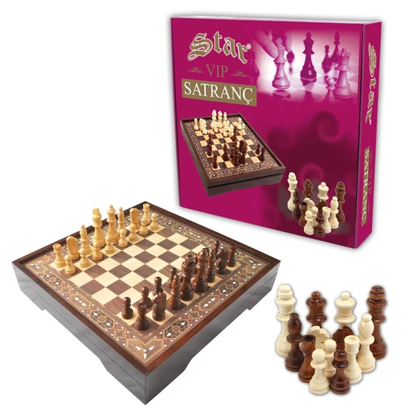 Vıp Satranç Ceviz Küçük Boy - 2