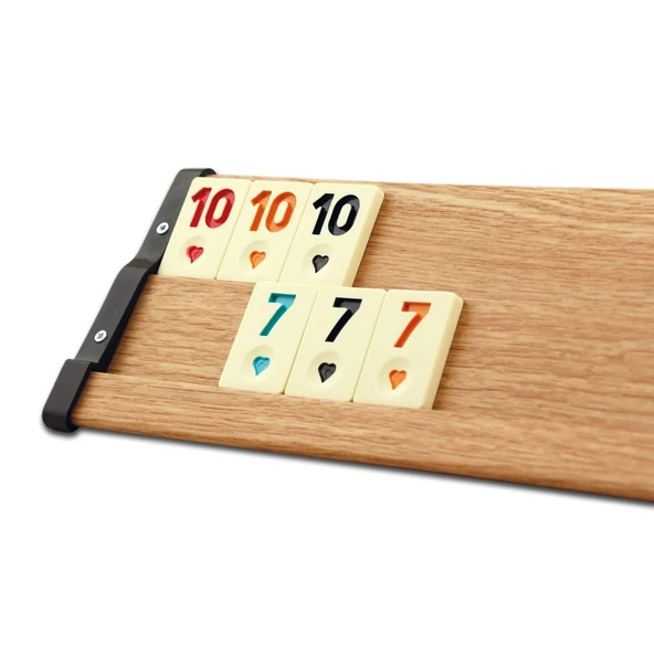 101 Oval Okey Takımı Doğal Ahşap Oval Okey Takımı (101 Okey Oyun Seti Gerçek Ağaçtır) - Resim 4