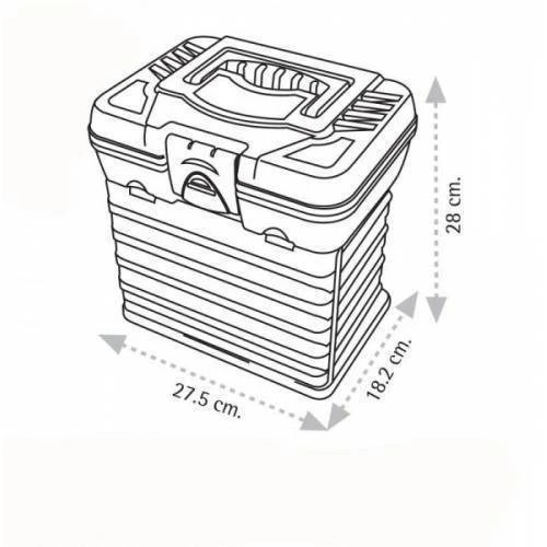 Super Bag Organizerli Çek Amaçlı Hobi Çantası / Modüler 5 Çekmece Takım Çantası Burdaneve - 3