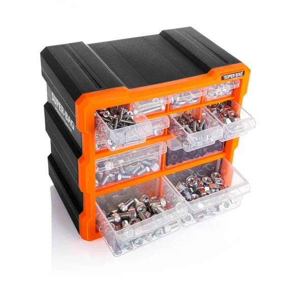 12’li Küçük Monoblok Çekmece Seti 267 X 157 X 262h Mmasr-6007 ürün görseli 1