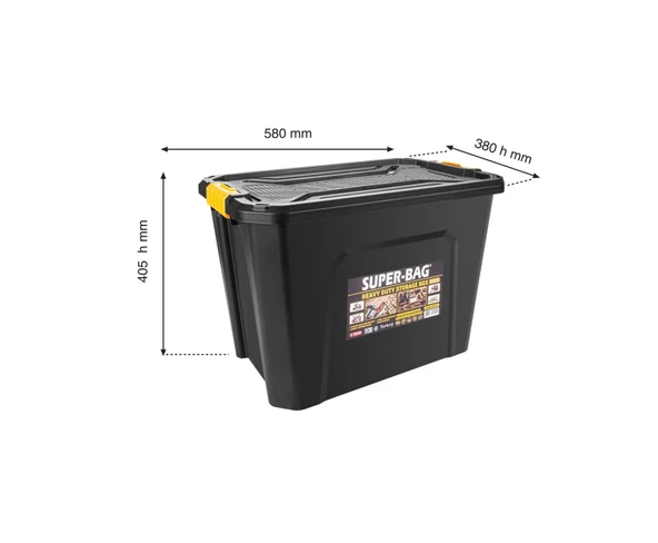Super Bag 60 Lt Saklama Kutusu (2 Adet) - Asr-4038-2 - 3