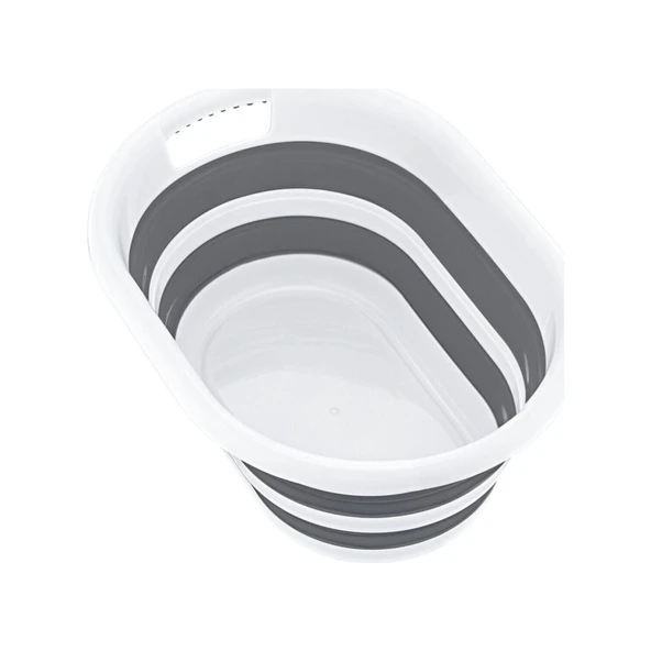 Akordion Özellikli Magic Ev Katlanır Çamaşır Sepeti (OYUNCAK SEPETİ) 25 Litre - Resim 5