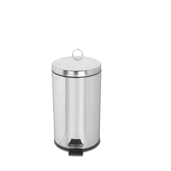 Krom Pedallı Çöp Kovası 16 Lt - 2
