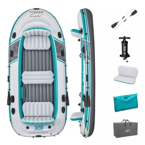 Hydro-force Adventure Elite X5 Şişme Bot Set 364x166x45 Cm - 2