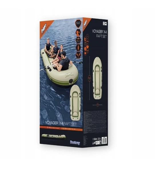 65156 Voyager 4 Kişilik Şişme Bot 350*145 Cm - 8