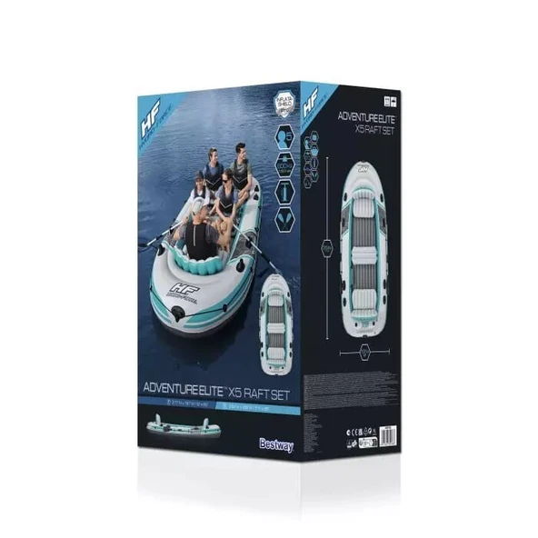 Hydro-force Adventure Elite X5 Şişme Bot Set 364x166x45 Cm - 8