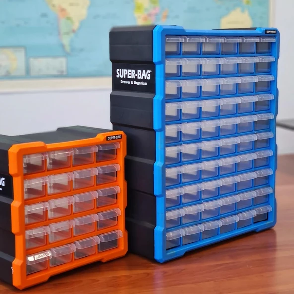 Organizer Seti Büyük Çekmece Seti 60 Lı Asr-6000 - 5
