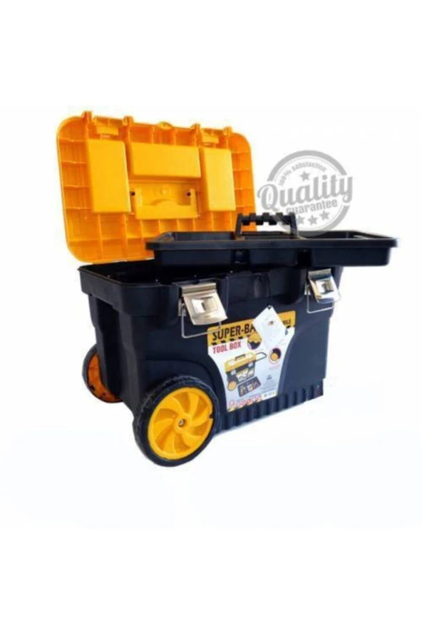 Super-bag Pro Mobil Metal Kilitli Büyük Tekerlekli Takım Çantası Alet Çantası - 2