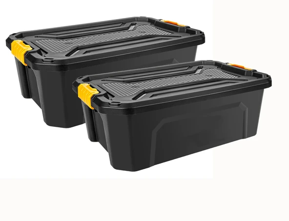 30 Lt Superbag Saklama Kutusu Bahçe Sandık Depolama Kutusu Asr-4044 2 Adet - 1