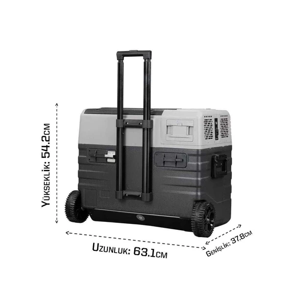 Lizbon Kompresörlü Buzdolabı 52 Litre-gri - 7
