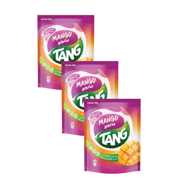 TANG MANGO AROMALI TOZ İÇEÇEK MEYVE SUYU 375 GR X3 ADET