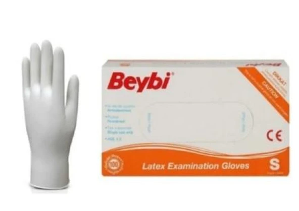 BEYBİ PUDRALI MUAYENE ELDİVENİ  KÜÇÜK BOY 100 LÜ
