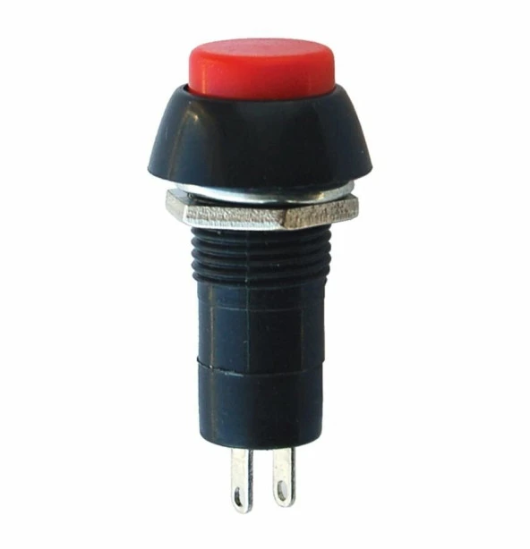Algatec IC-186 Buton Plastik Yaylı 12mm 50Adet